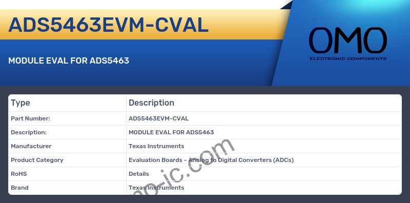 ADS5463EVM-CVAL