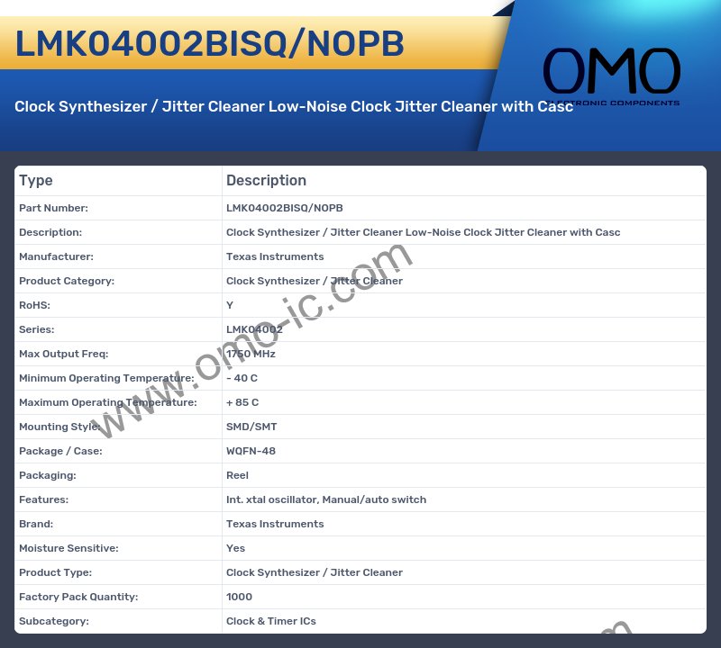 LMK04002BISQ/NOPB