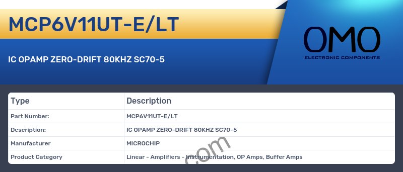 MCP6V11UT-E/LT