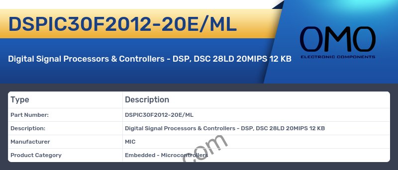 DSPIC30F2012-20E/ML