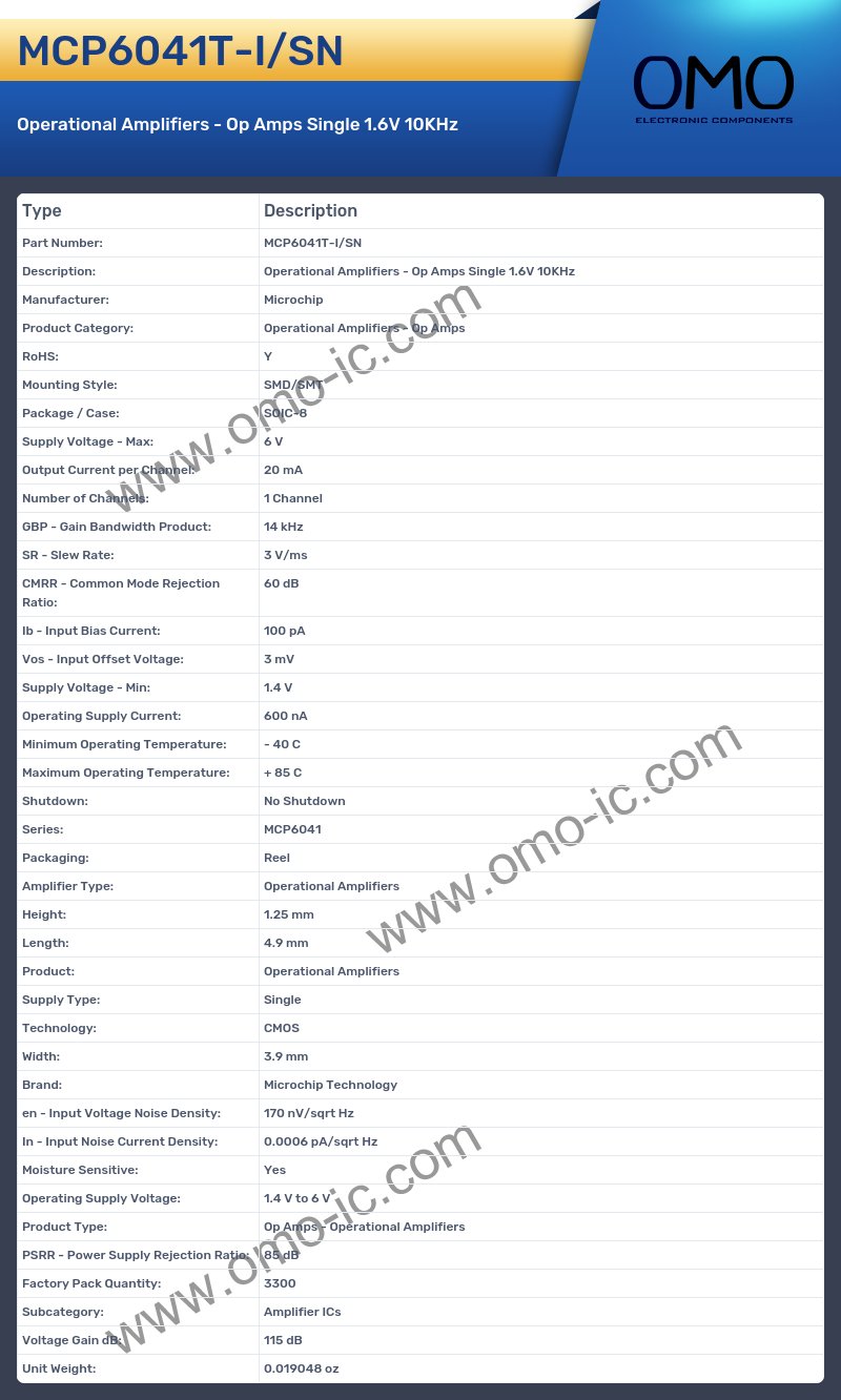 MCP6041T-I/SN