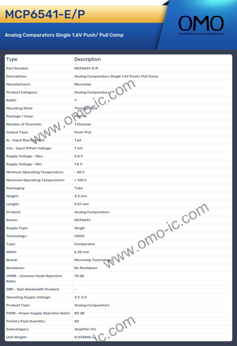 MCP6541-E/P