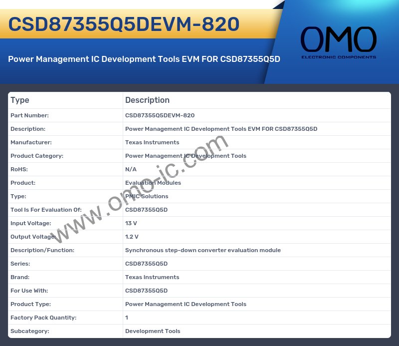 CSD87355Q5DEVM-820