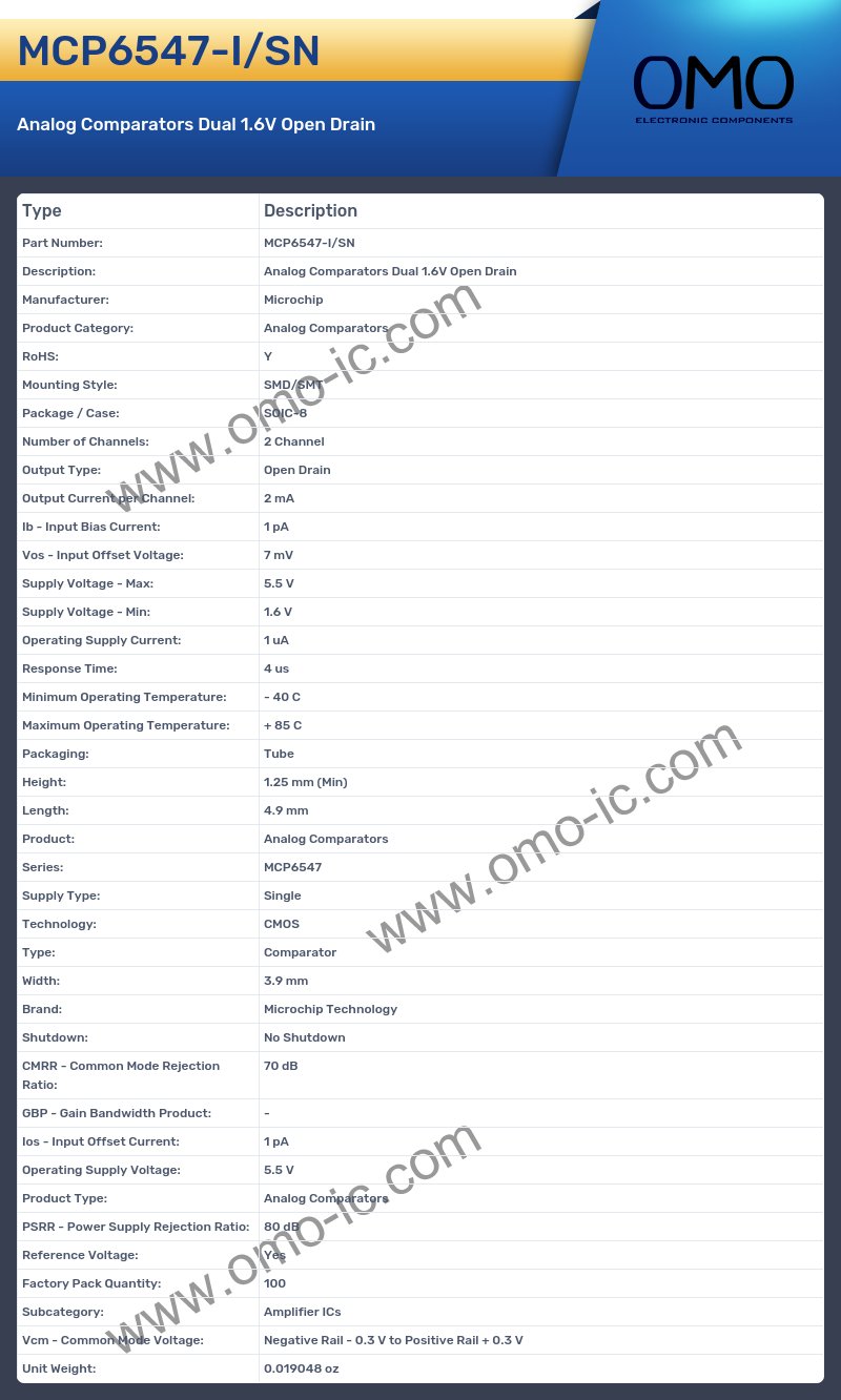 MCP6547-I/SN