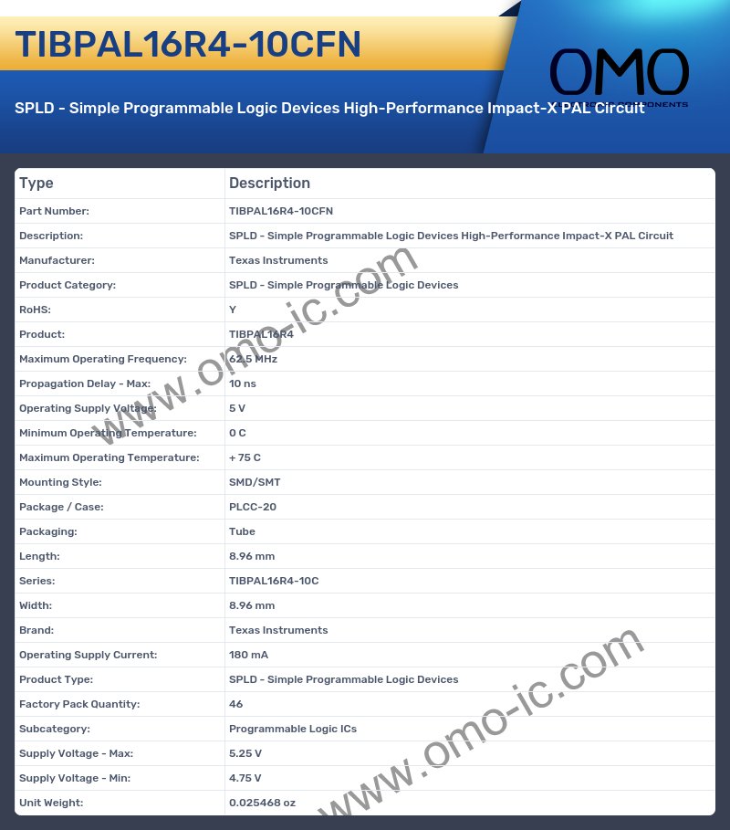 TIBPAL16R4-10CFN