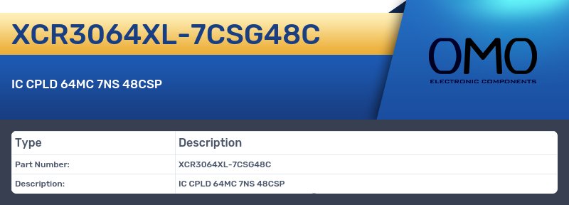 XCR3064XL-7CSG48C