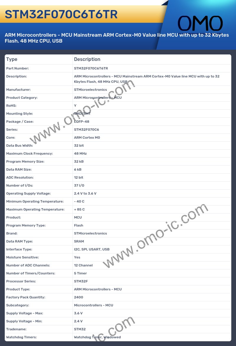 STM32F070C6T6TR