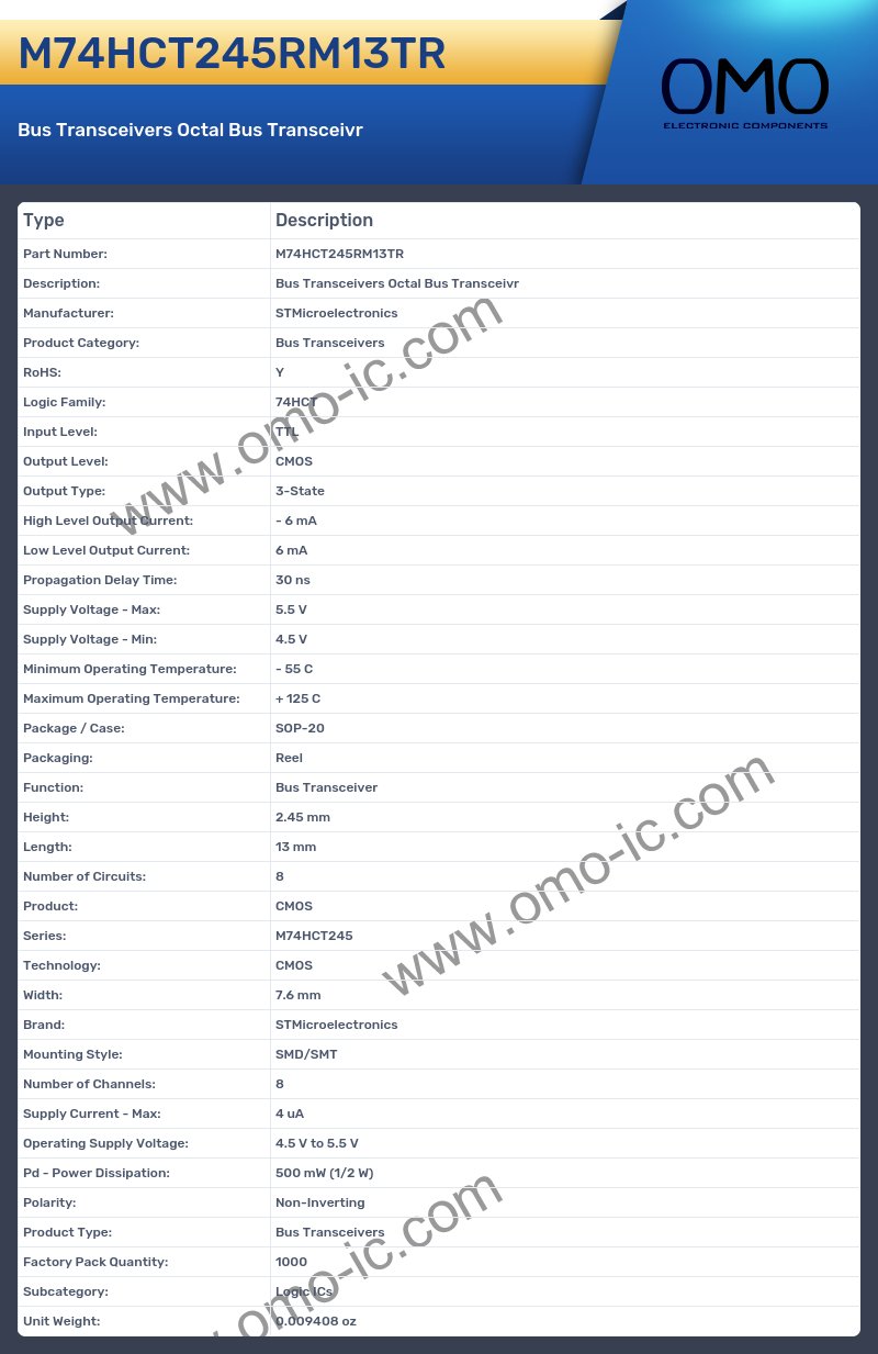 M74HCT245RM13TR