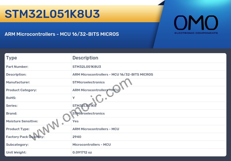 STM32L051K8U3