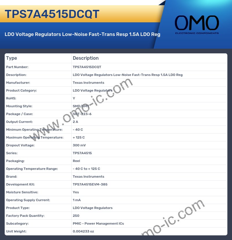 TPS7A4515DCQT