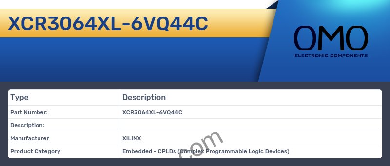 XCR3064XL-6VQ44C