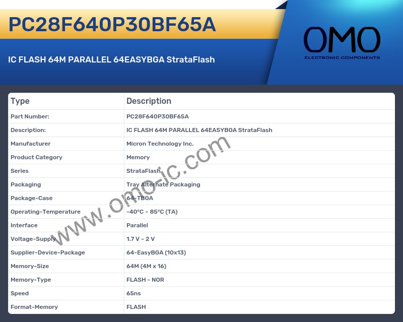 PC28F640P30BF65A