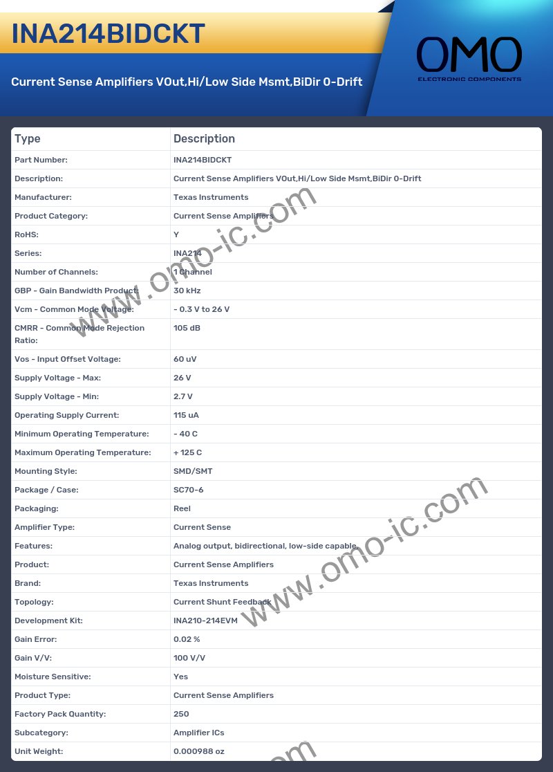 INA214BIDCKT