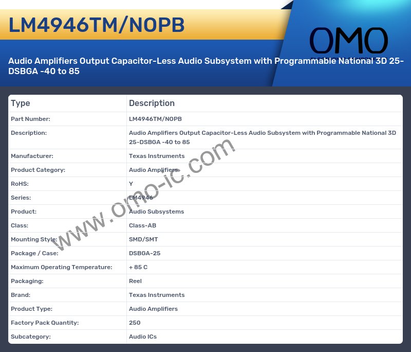 LM4946TM/NOPB