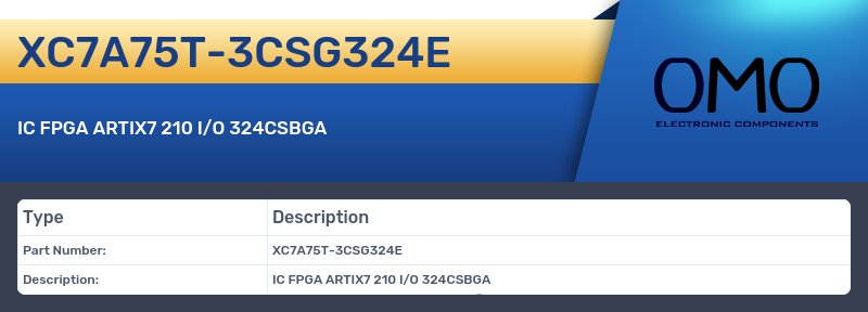 XC7A75T-3CSG324E