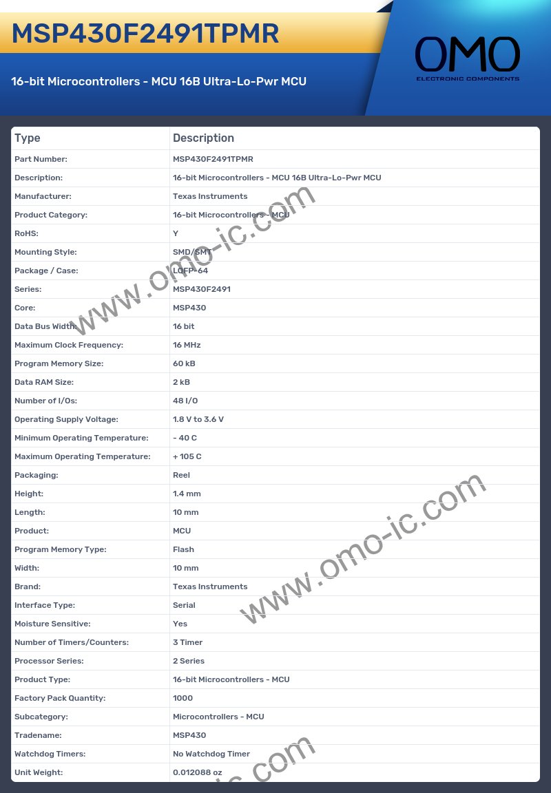 MSP430F2491TPMR