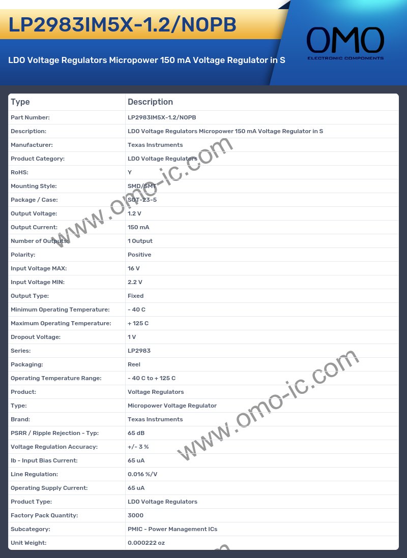 LP2983IM5X-1.2/NOPB