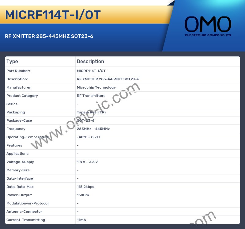 MICRF114T-I/OT