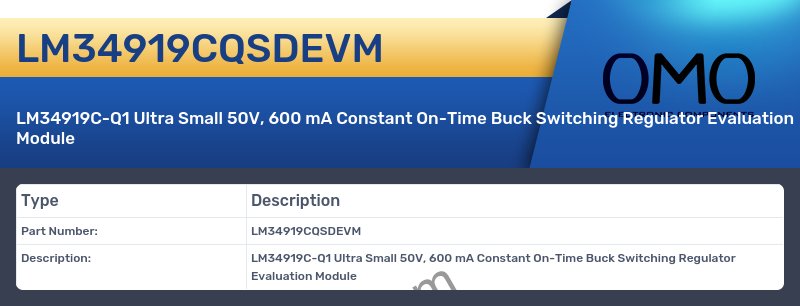 LM34919CQSDEVM
