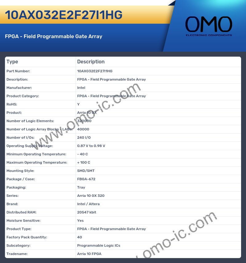 10AX032E2F27I1HG