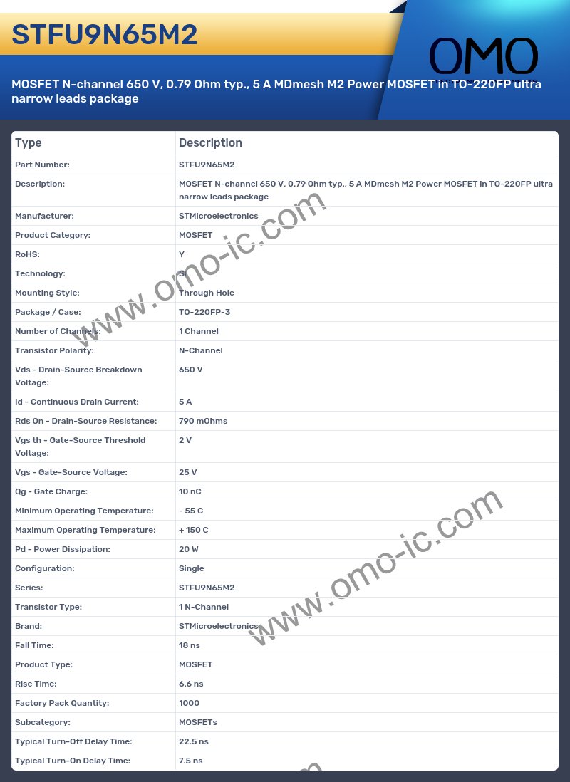 STFU9N65M2