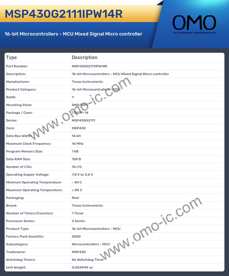 MSP430G2111IPW14R
