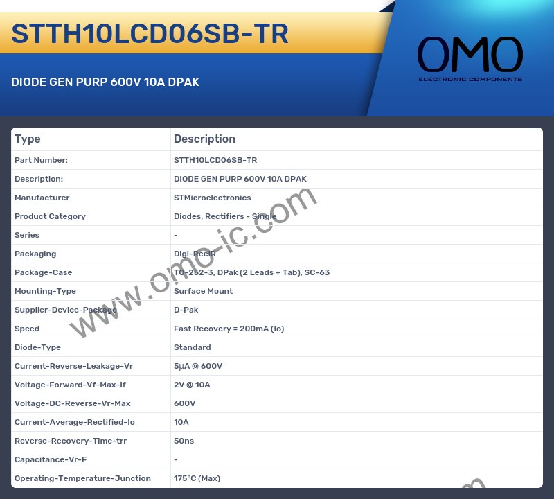 STTH10LCD06SB-TR
