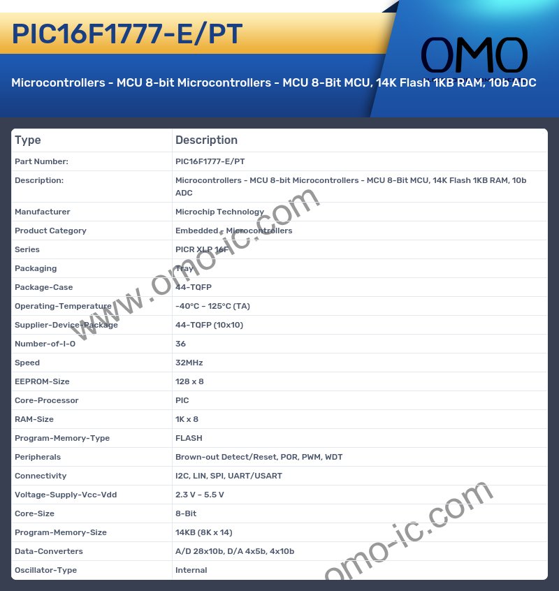 PIC16F1777-E/PT