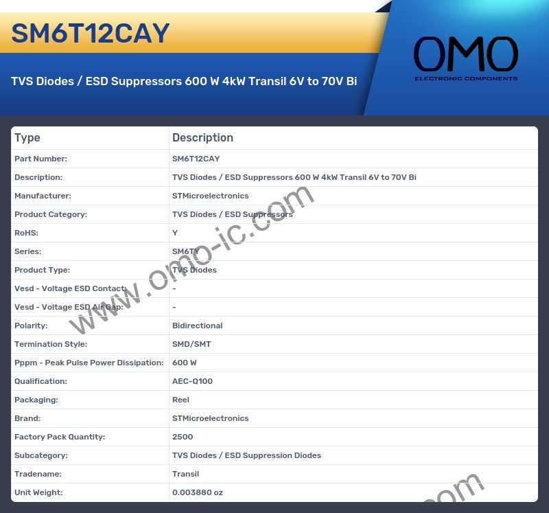 SM6T12CAY