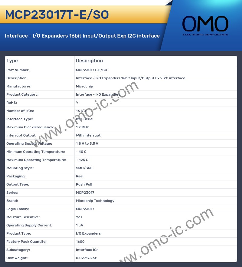 MCP23017T-E/SO
