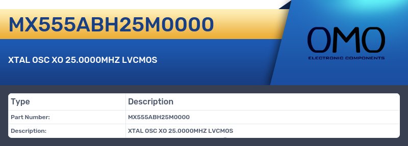 MX555ABH25M0000
