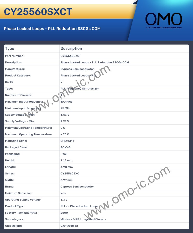CY25560SXCT