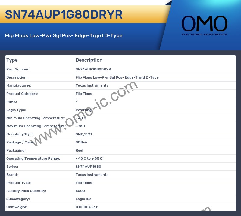 SN74AUP1G80DRYR