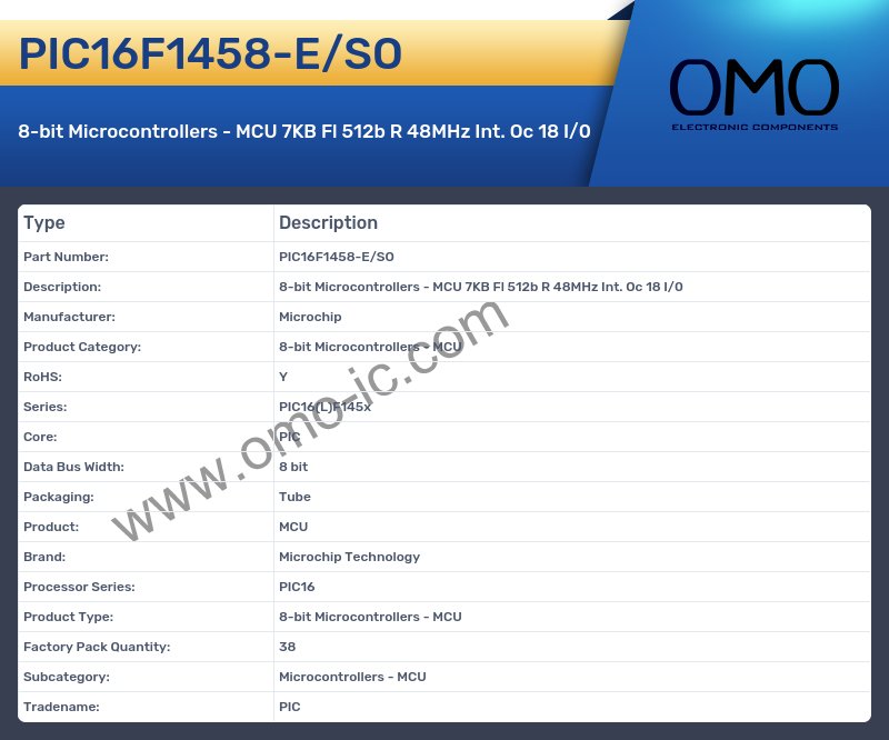 PIC16F1458-E/SO