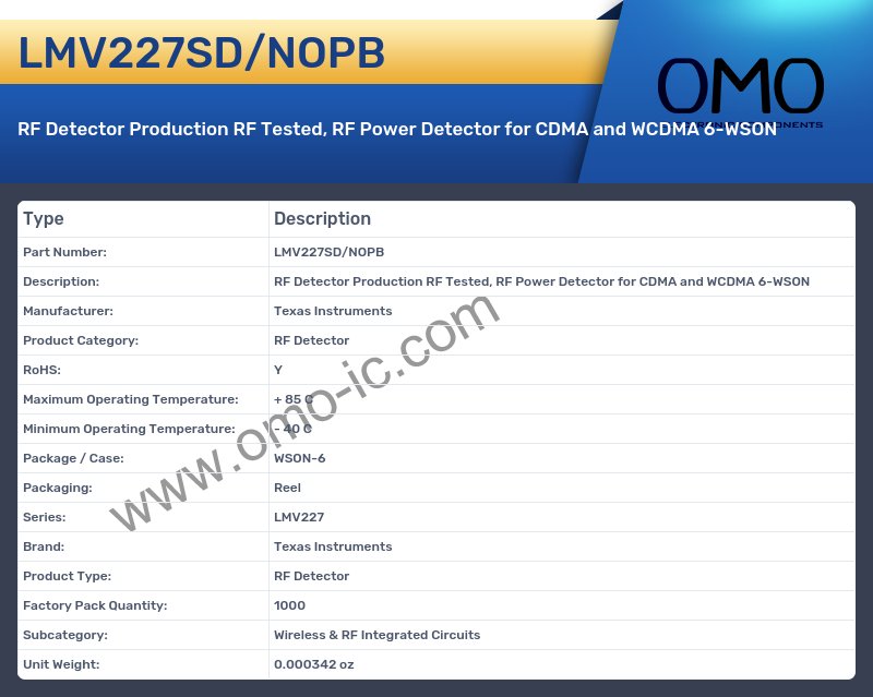 LMV227SD/NOPB