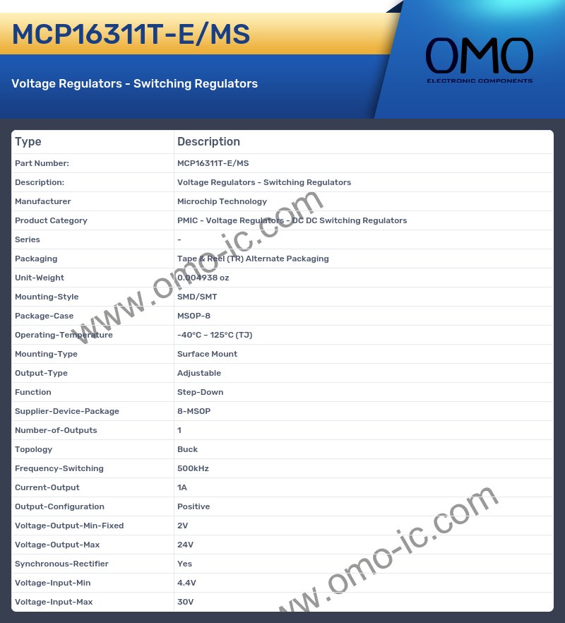 MCP16311T-E/MS