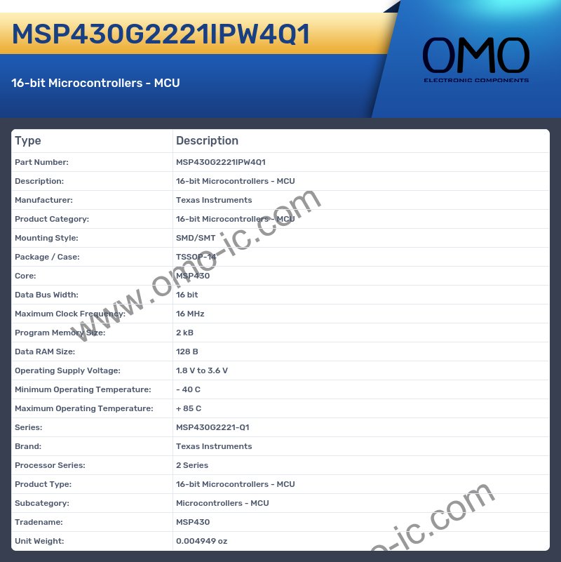 MSP430G2221IPW4Q1