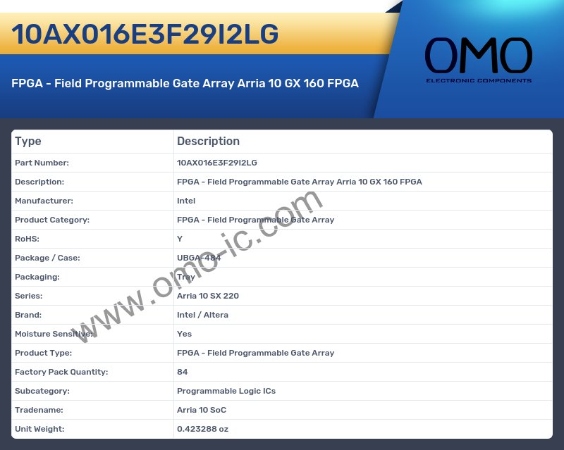 10AX016E3F29I2LG