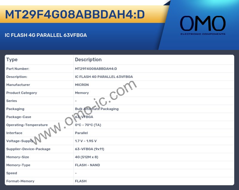 MT29F4G08ABBDAH4:D