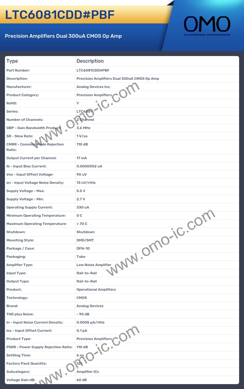 LTC6081CDD#PBF