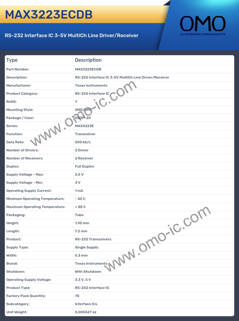 MAX3223ECDB
