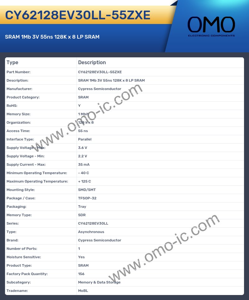 CY62128EV30LL-55ZXE
