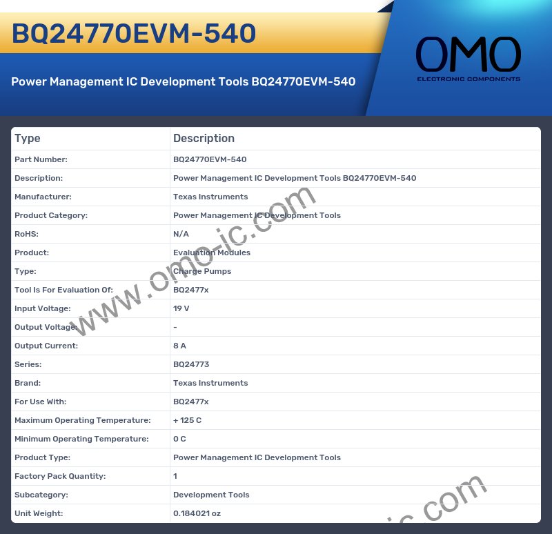 BQ24770EVM-540