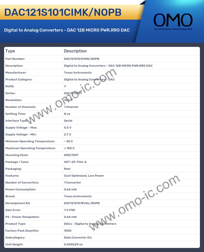 DAC121S101CIMK/NOPB