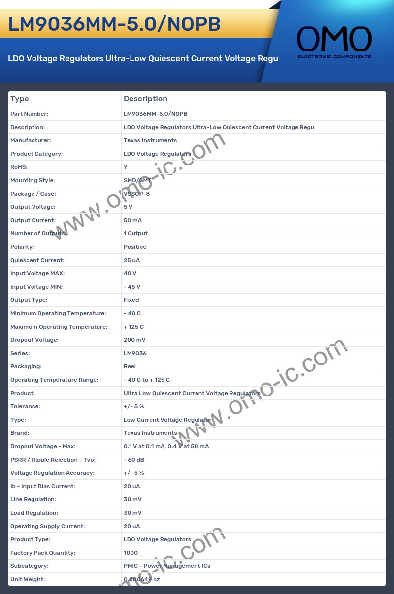 LM9036MM-5.0/NOPB