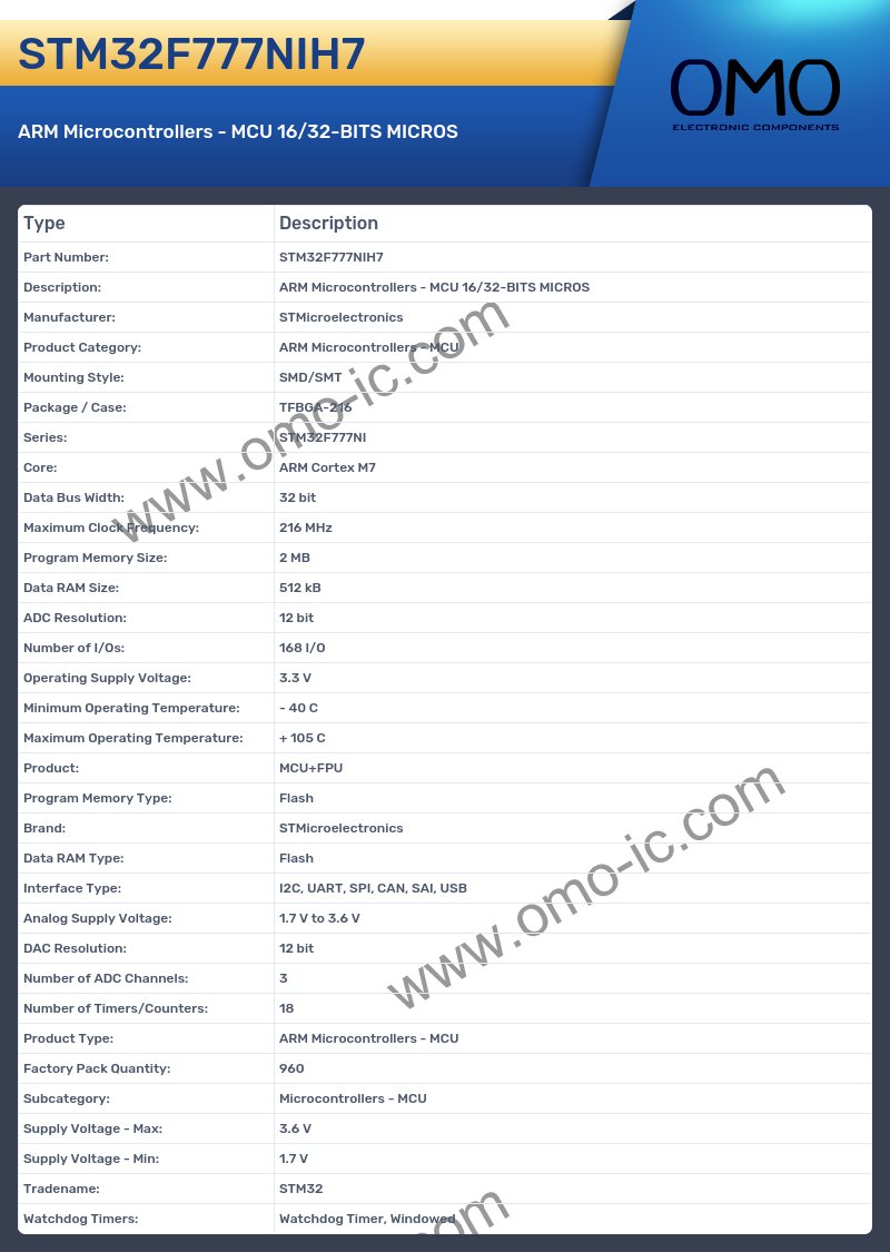 STM32F777NIH7