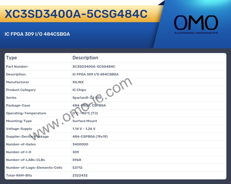 XC3SD3400A-5CSG484C