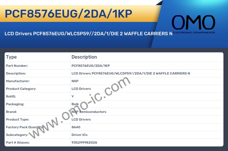 PCF8576EUG/2DA/1KP