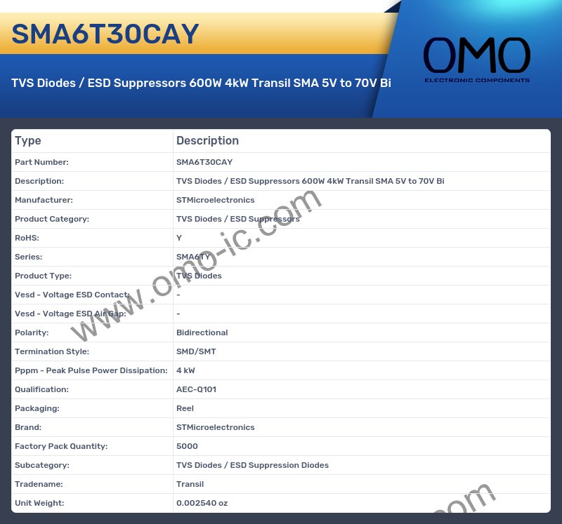 SMA6T30CAY