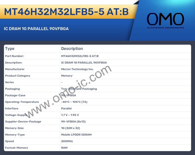 MT46H32M32LFB5-5 AT:B
